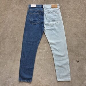 Pacsun Jeans Mens 29x30 Blue Two Tone Colorblock 90s Streetwear Style Y2K